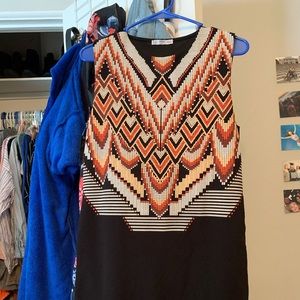 Zara tribal print dress